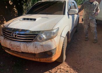 Amambay: Abandonan vehículo narco en Zanja Pytá